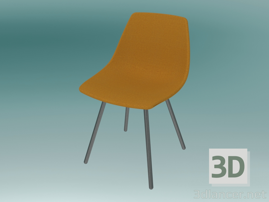 modello 3D Sedia MIUNN (S161 con imbottitura) - anteprima
