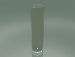 Glass vase (H 56cm, D 15cm)