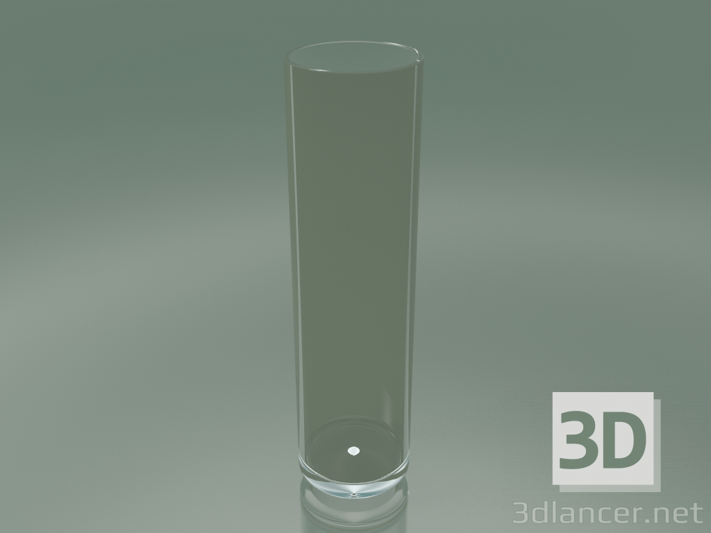 modello 3D Vaso di vetro (H 56cm, D 15cm) - anteprima