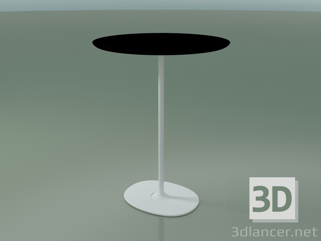 modèle 3D Table ronde 0649 (H 105 - P 79 cm, F02, V12) - preview