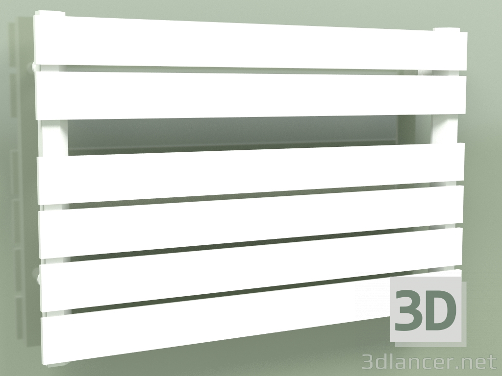 3D modeli Isıtmalı havlu askısı - Muna (530 x 800, RAL - 9016) - önizleme