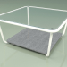 modello 3D Tavolino 001 (Vetro Rigato, Metallo Latte, Pietra Luna) - anteprima