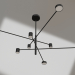 3d model Mekli chandelier black (07650-8.19) - preview