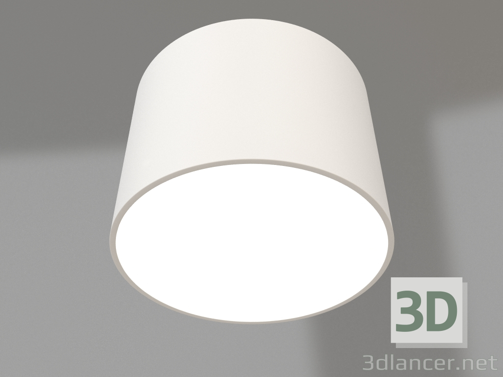 modèle 3D Lampe SP-RONDO-90A-8W Blanc Jour - preview