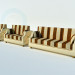 3 डी मॉडल Turri सोफा और कुर्सी - पूर्वावलोकन