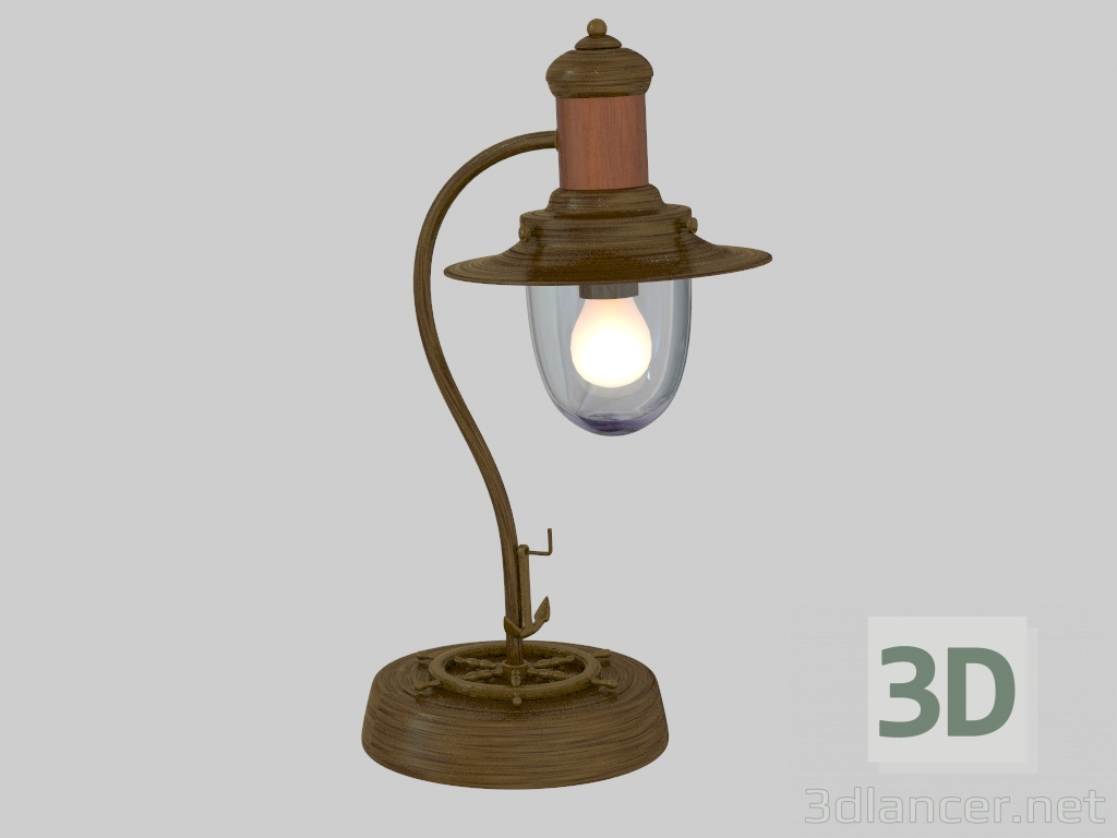 modèle 3D Une lampe de table unique (1321-1T) - preview