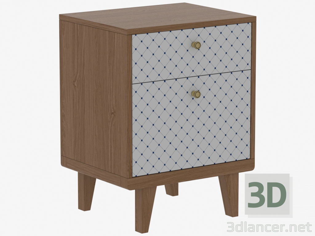 3d model Bedside nightstand THIMON (IDC008001001) - preview