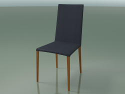 Stuhl 1710 (H 96-97 cm, mit Lederausstattung, L23 Teak-Effekt)