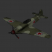 Yakovlev Yak-9 Kampfflugzeug 3D-Modell kaufen - Rendern