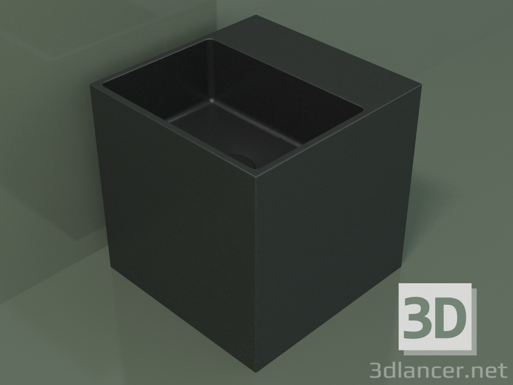 3d model Countertop washbasin (01UN12102, Deep Nocturne C38, L 36, P 36, H 36 cm) - preview