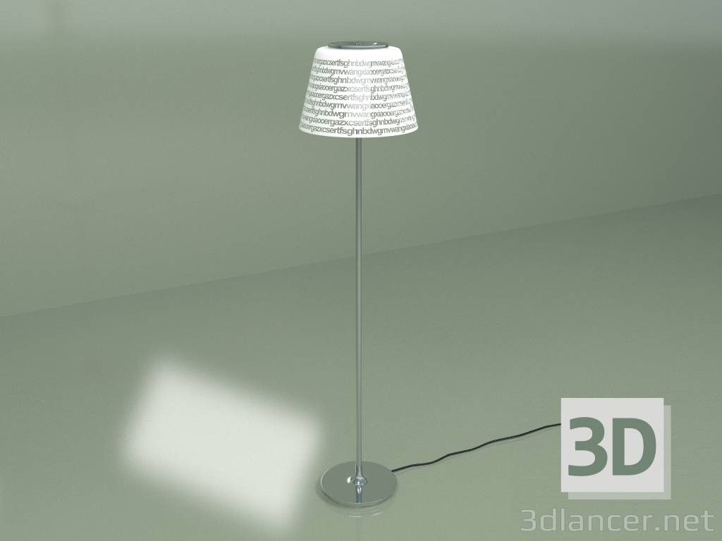 modello 3D Lampada da terra ABC - anteprima