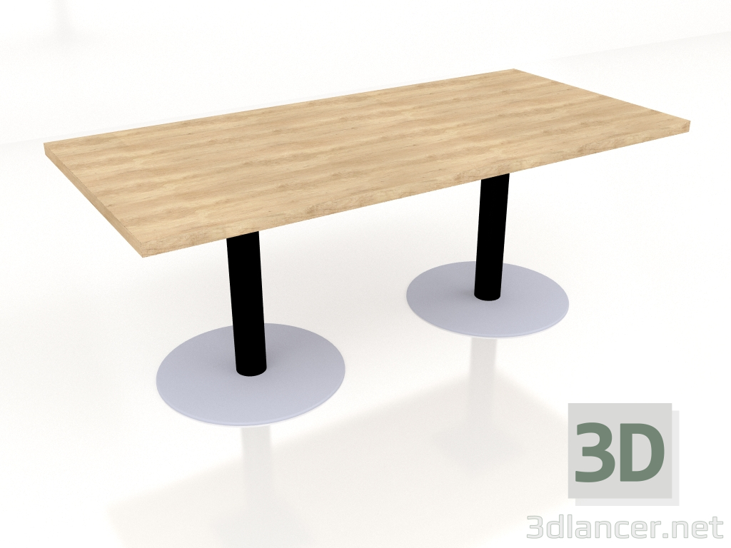 modello 3D Tavolo di negoziazione Quando Conference QS20 (1900x900) - anteprima