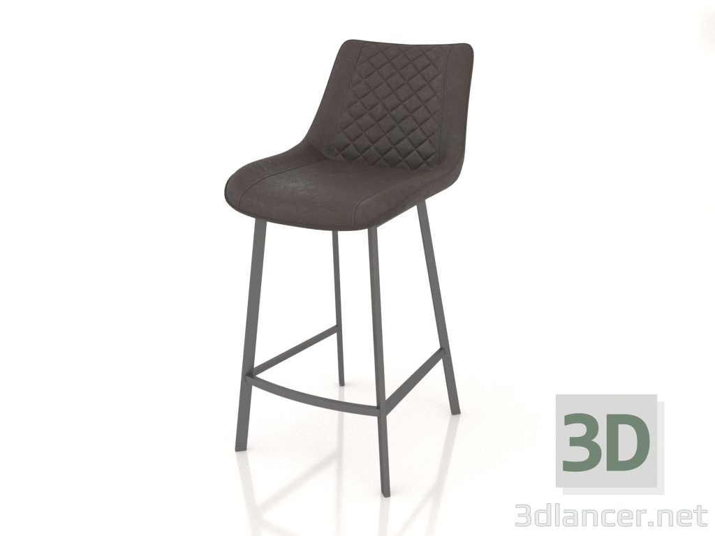 3D modeli Yarım bar sandalyesi Trix (65) 2 - önizleme