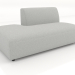modello 3D Modulo divano 1 posto (L) 150x90 allungabile a sinistra - anteprima