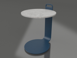 Coffee table Ø36 (Grey blue, DEKTON Kreta)