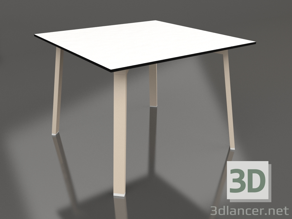 3D Modell Esstisch 100 (Sand, Phenolharz) - Vorschau