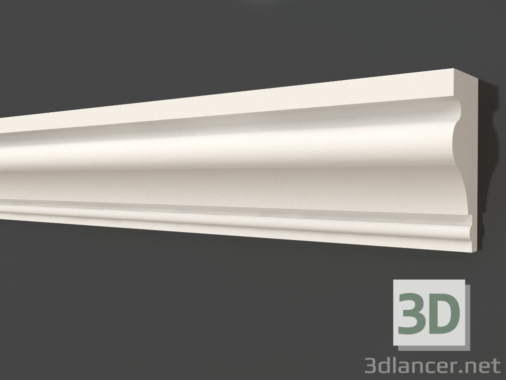 3d model Plaster molding LG 044 (69x30) - preview