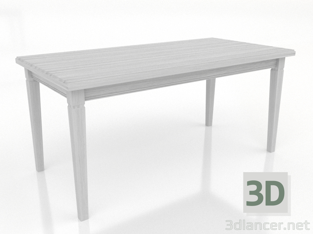 modèle 3D Table à manger 1600x800 mm (blanc RAL 9010) - preview modèle 3D Table à manger 1600x800 mm (blanc RAL 9010) - preview
