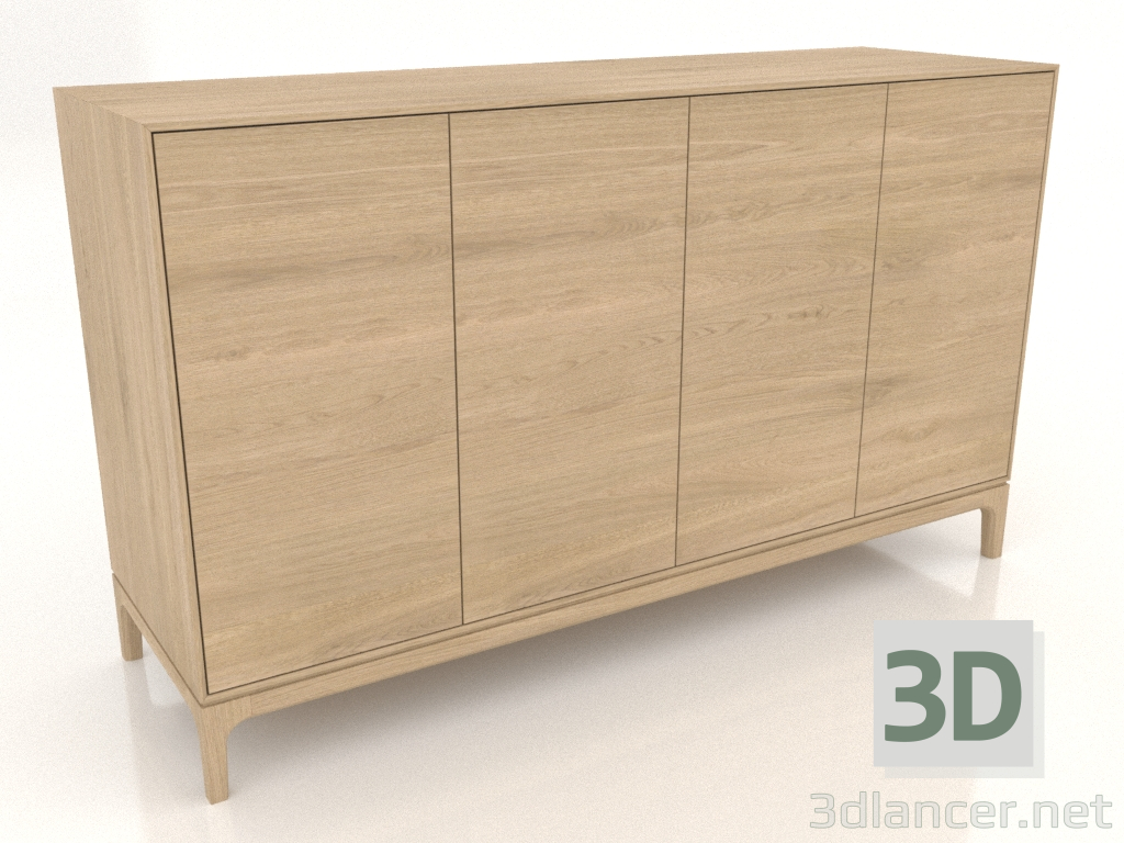 3d model TV stand FARGO 1600x500x950 mm (lightened oak) - preview