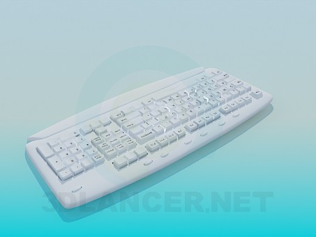 modelo 3D teclado - escuchar modelo 3D teclado - escuchar