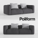 3d model shangai sofa - preview