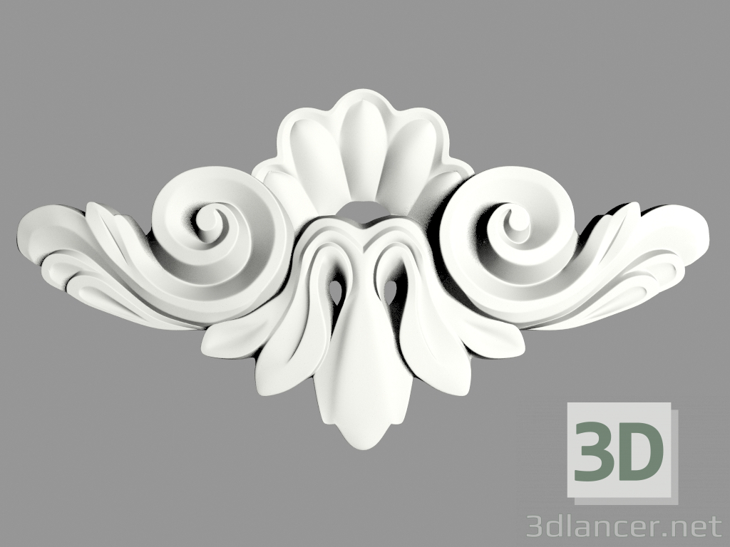 3D modeli Duvar dekoru (Ф102) - önizleme