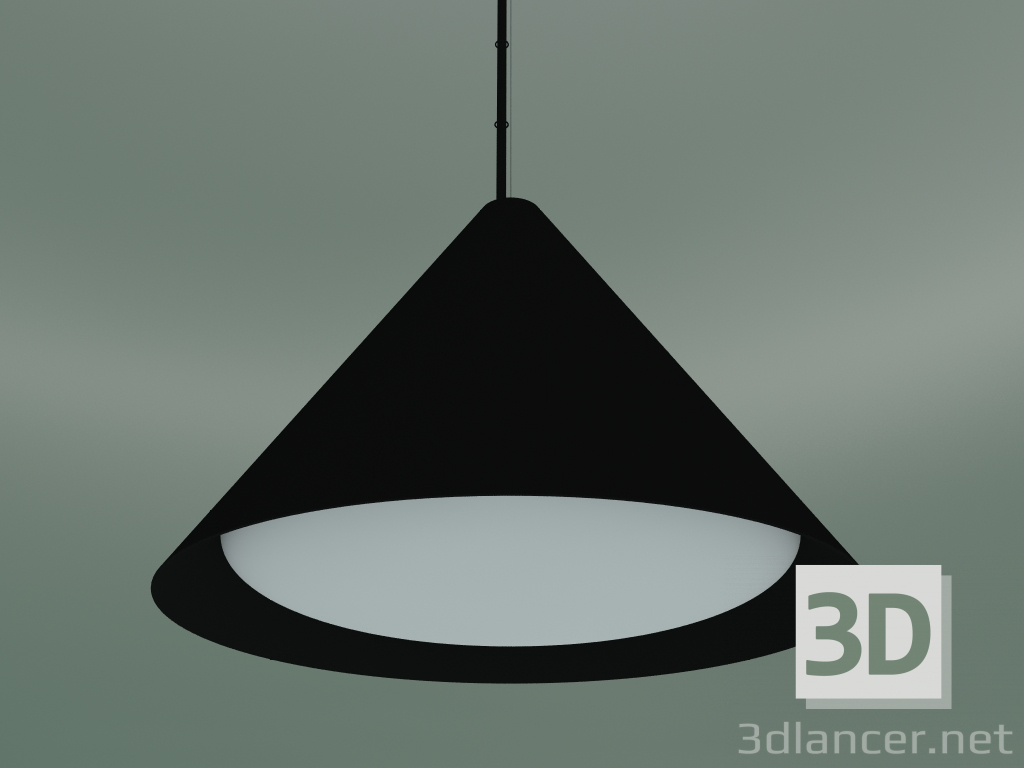 modello 3D Lampada a sospensione KEGLEN 400 PENDANT (LED-MD 27K, BLK) - anteprima