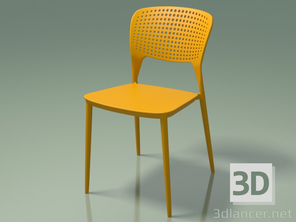 modello 3D Sedia Spark (111666, curry giallo) - anteprima