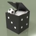 3D modeli Domino oyuncak kutusu (siyah) - önizleme