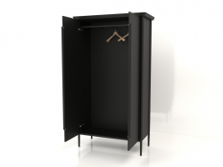 Cabinet MC 03 (ouvert) (1114х565х2000, bois noir)