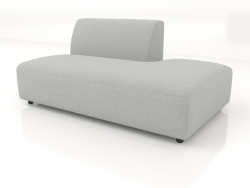 Sofa module 1 seater (L) 150x90 extended to the right