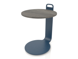 Стол кофейный Ø36 (Grey blue, DEKTON Radium)