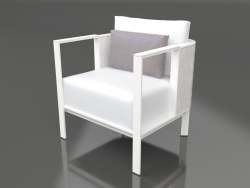 क्लब कुर्सी (सफ़ेद)