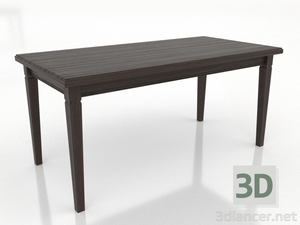 modèle 3D Table à manger 1600x800 mm (frêne noyer) - preview modèle 3D Table à manger 1600x800 mm (frêne noyer) - preview