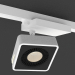 modello 3D lampada della pista del LED (DL18409_11WW-Track SQ Bianco) - anteprima