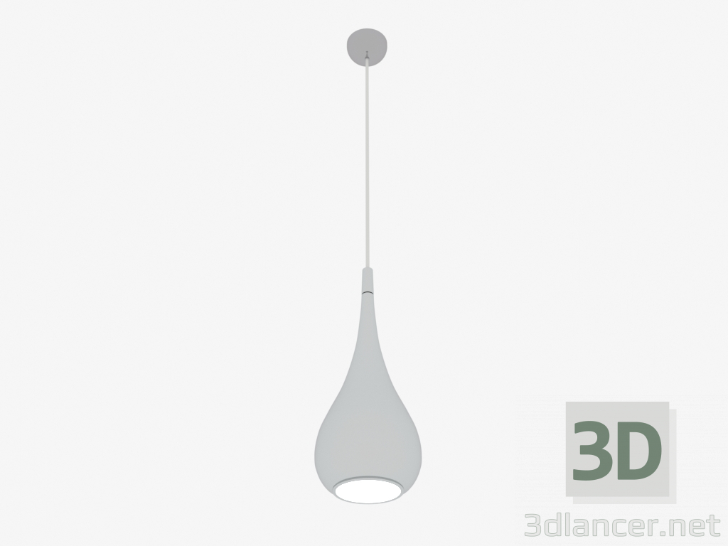 3D modeli Kolye Işık Damlası (2905 1) - önizleme