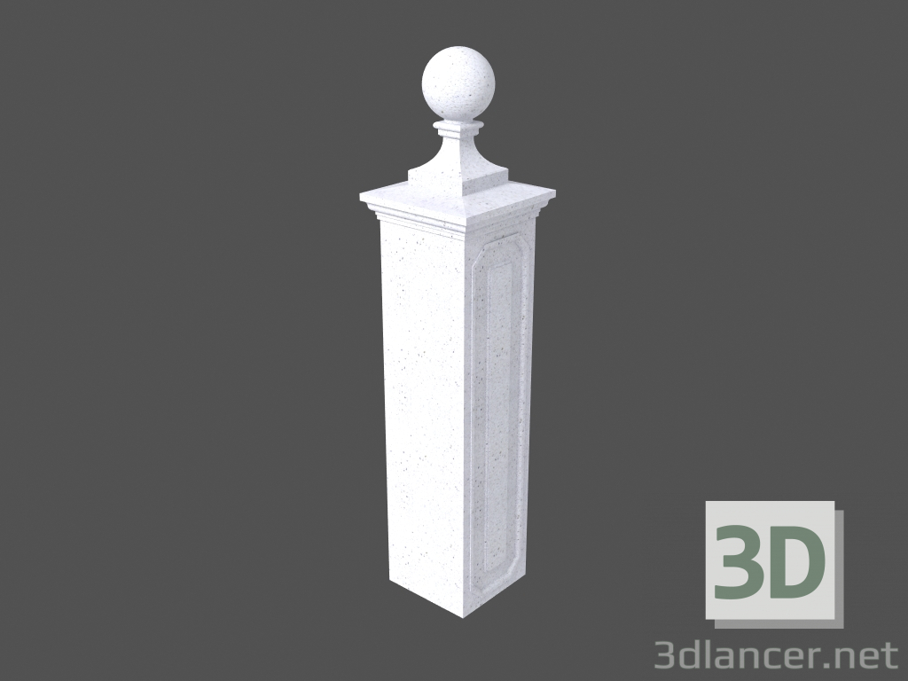 modèle 3D Poste (OS40PSB) - preview