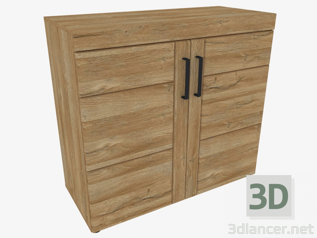 3d model Low 2D cabinet (TYPE CNAK01) - preview