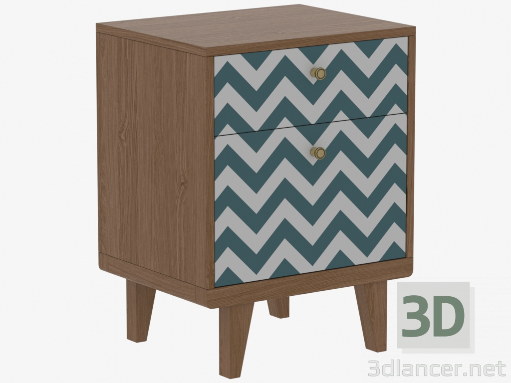 3d model Bedside nightstand THIMON (IDC008001052) - preview