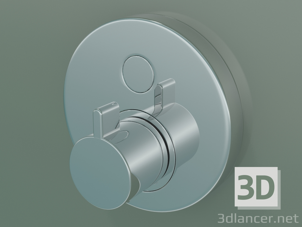 3d model Shower mixer with thermostat (15744000) - preview