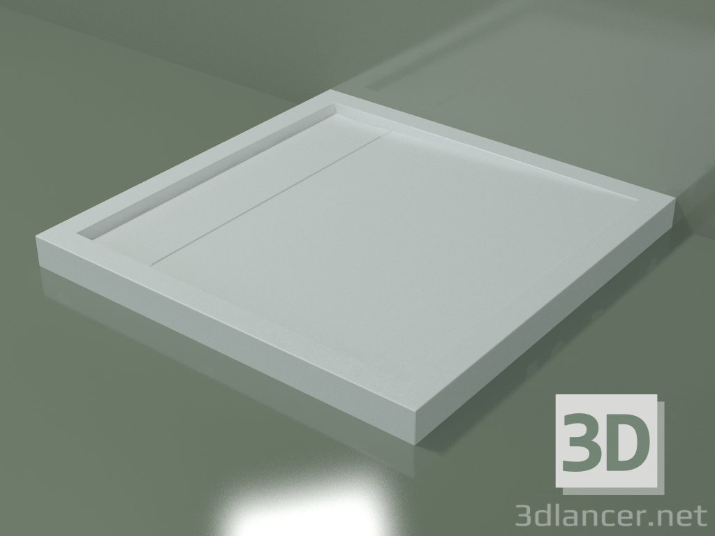 3D modeli Duş teknesi (30R14227, dx, L 80, P 80, H 6 cm) - önizleme