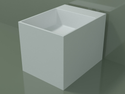 Countertop washbasin (01UN12302, Glacier White C01, L 36, P 48, H 36 cm)