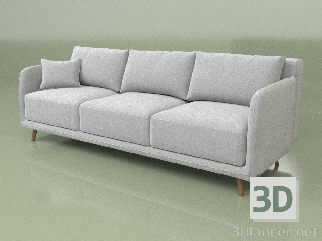 3D Modell Dreisitzer-Sofa Tokio - Vorschau