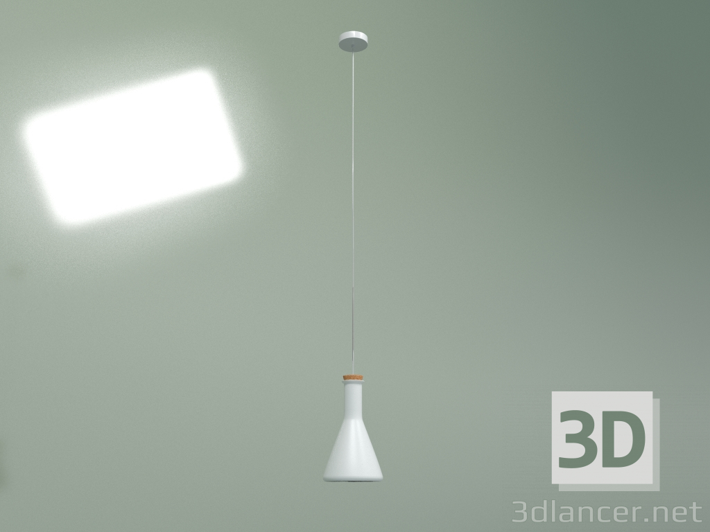 Modelo 3d Lâmpada pendente Utensílios de laboratório cônicos - preview
