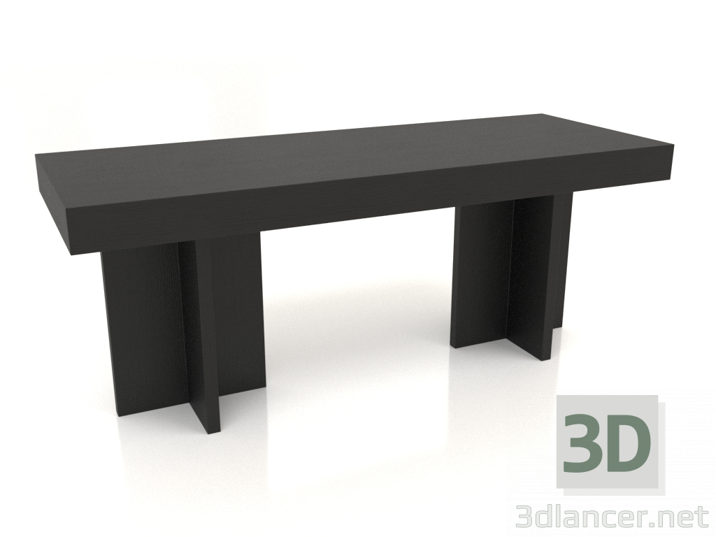 3D Modell Bank VK 14 (1200x450x475, Holz schwarz) - Vorschau