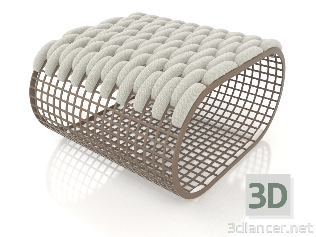 3D modeli Puf (Bronz) - önizleme