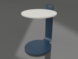 Coffee table Ø36 (Grey blue, DEKTON Sirocco)