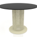 3d model Club table Ø90 (Gold) - preview