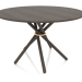 3d model Dining table Hector 120 (Dark Oak, Dark Oak) - preview