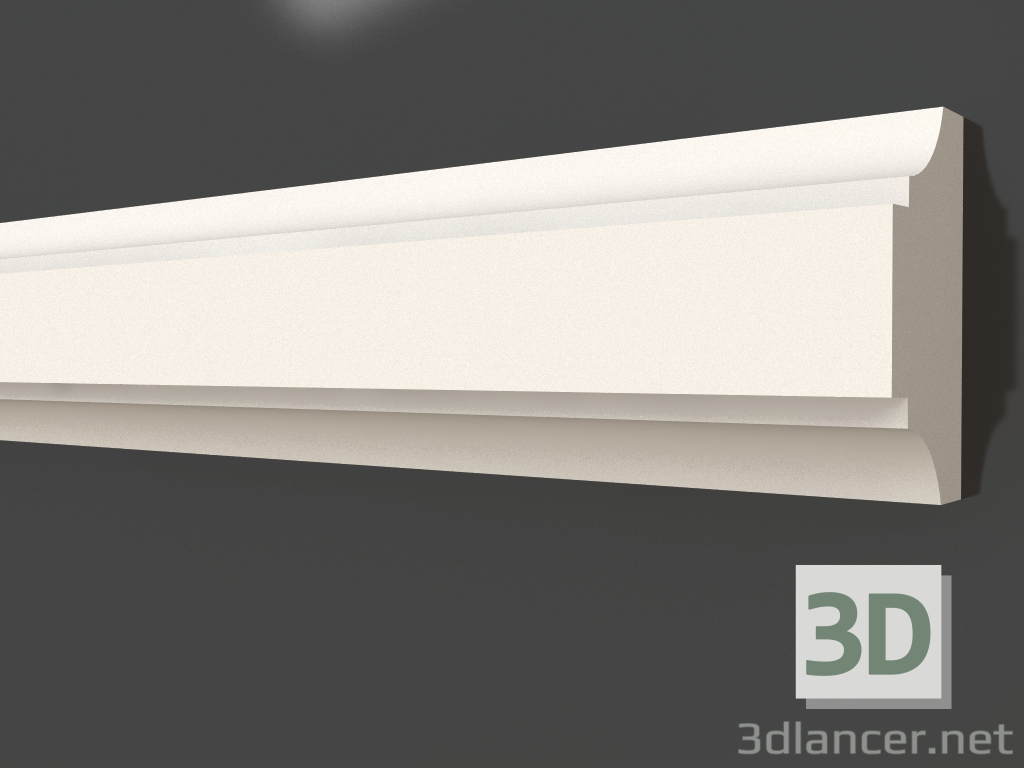 3d model Moldura de yeso LG 046 (70x36) - vista previa